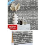 Renkli Duvarlar Yapışkanlı 3D Esnek Sünger Duvar Kaplama Kağıdı Paneli Salon Ofis Ev Tv Arkası 1 Adet 70x38 cm NW24