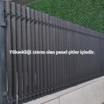 Renkli Evim Panel Tel Çit Kaplama Pvc - 120 x 250 cm