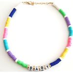 RENKLİ FİMO BABY CHOKER KOLYE