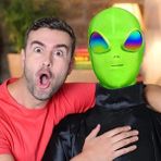 Renkli Gözlükler Et Alien Cosplay Kostüm Cadılar Bayramı Partisi Için Cadılar Bayramı Uzaylı Maskesi, Yetişkinler Için Alien 3D Tam Yüz Maskesi Nötr Bir Boyut (Yurt Dışından) - Yok