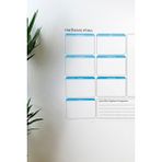 Renkli Haftalık Planlayıcı Sticker Takvimi, Düzen ve Motivasyon Için - Ahşap - Seçenek 1