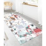 Renkli Halılar Yıkanabilir Dijital Baskı Modern Dekoratif Kaymaz Tabanlı Salon Halısı Mutfak Halısı Yolluk - 100 x 160 cm