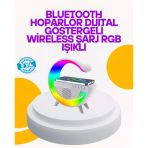 Renkli Işıklı 15W Kablosuz Şarjlı Masa Lambası Mir29973147