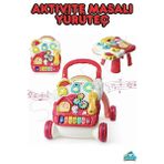Renkli Işıklı Piyano Modlu Yürüteçli Aktivite Masası Çocuklar Için