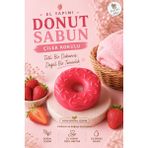 renkli izler atölyesi Çilek Rüyası Donut Sabun – Pembe Şeker (1 Adet)