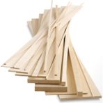 Renkli Kavak Ahşap Çıta 2x8 Cm, 150 Cm, 1 Adet, Taslak Tahta ve Kereste - Seçenek 1 - Açık Bej