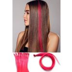 RENKLİ KAYNAK SAÇ PEMBE RENK 25 ADET