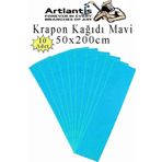 Renkli Krapon Kağıdı 50X200 Cm 10 Adet Renkli Grapon Kağıdı Okul Sınıf Etkinlik Kreş Okul Öncesi Kırapon Grafon