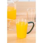 Renkli Kulplu Cam Kupa 250 Ml