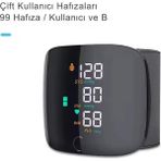 Renkli LCD Ekranlı Bilekten Tansiyon Aleti – Taşınabilir ve Kolay Kullanım Tansiyon Aleti