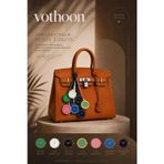 Renkli Lüks Saat Tasarımlı Çanta Süsü Bag Charm Anahtarlık