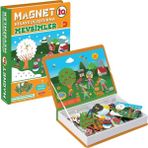 Renkli Magnet Hikaye Seti, Mevsimler Teması, 3 Yaş ve Üzeri Çocuklar Için - Seçenek 1 - Açık Bej