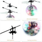 Renkli Mini Shinning LED Drone Işık Kristal Top Indüksiyon Quadcopter Uçak Drone Uçan Top Helikopter Çocuk Oyuncakları