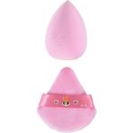 Renkli Miniso Powerpuff Girls Lisanslı Makyaj Süngeri ve Puf Seti Blossom Tüm Cilt Tipleri İçin Pratik Kullanım