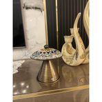Renkli Mozaik Cam Dekoratif Masa Lambası