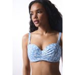 Renkli Nomi Lotus Geometrik Desenli Bikini Üstü - 75C