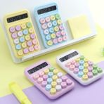 Renkli Özel Tasarım Masaüstü Hesap Makinesi, 20 Tuş, 10 Haneli, Şık ve Kullanışlı - Seçenek 1 - Cappuccino