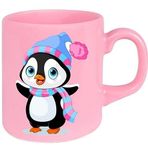 Renkli Penguen Baskılı Kupa Pembe İDL4949490400