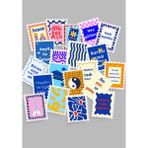 Renkli Pul Sticker Seti 20'li - Bullet Journal Ajanda Scrapbook