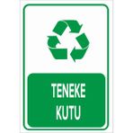 Renkli Reklam Geri Dönüşüm Teneke Kutu Levhası (Sac Malzeme) - 35 x 50 Cm