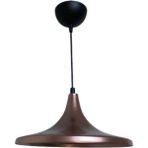 Renkli Retro Metal Rustik Bakır Sarkıt Avize, 27 cm Çap, Şık ve Sıcak Atmosfer Sağlar. - Açık Beyaz - Gri - Seçenek 1