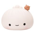 Renkli Silikon LED Gece Lambası Sevimli Hayvan Yumuşak Karikatür USB Şarj Edilebilir Lambalar Çocuklar Için Yatak Odası Bebek Noel Hediyesi | LED Gece Işıkları (Ayı) (Yurt Dışından) - Beyaz