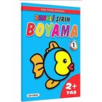 Renkli Şirin Boyama 1 2+ Yaş: Yaşa Uygun Çizgilerle