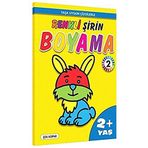 Renkli Şirin Boyama 2 2+ Yaş: Yaşa Uygun Çizgilerle