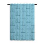 Renkli Soyut Kalem Pileli Pencere Perdesi Fırfırlı Kurdele Oturma Odası Çocuk Odası Dış Mekan Veranda Koridor ve Mutfak Çubuğu Cep Tasarımı için İdeal 107x160 cm 1 Panel