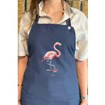 Renkli Stylish Atölye Önlüğü - Flamingo