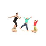 Renkli Tahtalar Balance Board Doğal Ahşap Oyuncak Denge Tahtası