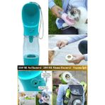 Renkli Taşınabilir Mama ve Suluk Kabı, Kedi ve Köpekler Için 380 ml ve 200 ml - Seçenek 1