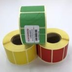 RENKLİ TERMAL BARKOD ETİKETİ 30X50 1.000´Lİ (SARI)