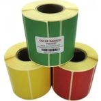 RENKLİ TERMAL BARKOD ETİKETİ 40X80 750´Lİ (SARI)