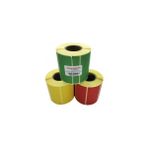 RENKLİ TERMAL BARKOD ETİKETİ 40X80 750´Lİ (YEŞİL)