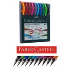 Renkli Tükenmez Kalem Iğne Uçlu 10 Renk Faber Castel Tükenmez Kalem 1425 10 Renk Faber 1 Paket