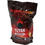 Renkli ve Hızlı Tutuşan Mangal Kömürü 2 Kg, Pratik ve Kaliteli Kullanım Sağlar - Açık Beyaz - Gri - Seçenek 1