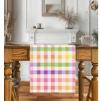 Renkli Yatay Meksika Masa Örtüsü - 30,5 x 182 cm Fiesta Serape Çizgili Masa Örtüsü Cinco de Mayo için, Parti Büfesi, Mutfak Yemek Dekoru, Güneybatı Temalı 323