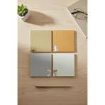 Renkli Zeka 4'lü Kedi Köpek Desenli Memopad Seti, (10x10) 110 gr Kalın Kağıt Notepad, Bloknot, Not Defteri,