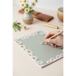 Renkli Zeka A5 Çiçek Notepad – 110 Gr Kalın Kağıt Bloknot 50 Yaprak Not Defteri