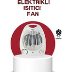 Renklime 2000W Taşınabilir Elektrikli Fanlı Isıtıcı – Hızlı Isınma, Kompakt Boy - Lisinya