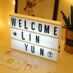 Renklime A5 LED Işıklı Yazı Panosu Lightbox