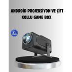 Renklime Android Projeksiyon Game Box – 1280X720P Hd Çözünürlük, Bluetooth,hdmı ve USB Girişli