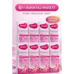 Renklime Biowet Pudralı Sir Ağda Bant Seti 41’li Hassas Ciltler Için Rosehip Vitamin E Epilasyon Seti 6 Paket