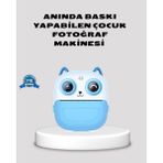 Renklime Çocuklar Için Dijital Kamera Termal Yazıcı 48MP Çift Kamera 1300MAH Batarya