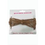 Renklime Fiyong Sihirli Topuz Tokası - 10 cm - Kahverengi
