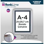 Renklime Opti Çerçeve Alüminyum A4 Rondo