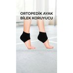 Renklime Ortopedik Topuk Dikeni Destekli Silikonlu Çorap 2'li Set