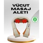 Renklime Ovmalı Kas Gevşetici Masaj Cihazı – Boyun, Omuz ve Sırt Için Derin Etki