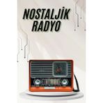 Renklime Saatli Fenerli Bluetooth Nostaljik Radyo Aux Sd USB Girişli Bluetooth Hoparlör